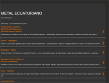 Tablet Screenshot of metalecuatoriano.blogspot.com