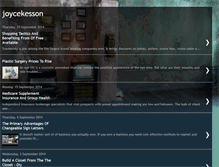 Tablet Screenshot of joycekesson.blogspot.com