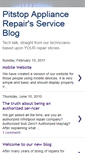 Mobile Screenshot of pitstopappliancerepair.blogspot.com