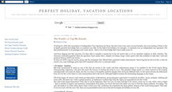 Desktop Screenshot of holidayvacations.blogspot.com