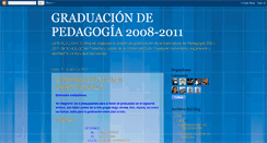 Desktop Screenshot of graduacionpedagogia2011.blogspot.com