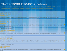 Tablet Screenshot of graduacionpedagogia2011.blogspot.com