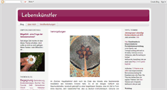 Desktop Screenshot of lebenskuenstler.blogspot.com