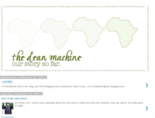 Tablet Screenshot of dean-machine.blogspot.com