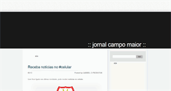 Desktop Screenshot of jornalcampomaior.blogspot.com