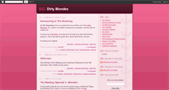 Desktop Screenshot of dirtyblondes.blogspot.com