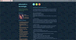 Desktop Screenshot of educationandtecnologic.blogspot.com