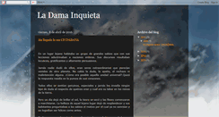 Desktop Screenshot of ladamainquieta.blogspot.com