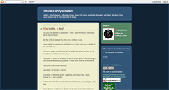 Desktop Screenshot of larry-bernard.blogspot.com