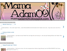 Tablet Screenshot of mamaadam09.blogspot.com