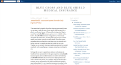 Desktop Screenshot of bluecrossandblueshieldmedicalinsuranc.blogspot.com