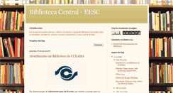 Desktop Screenshot of biblioteca-eesc.blogspot.com