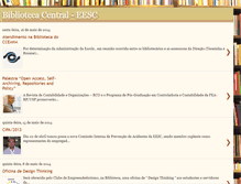Tablet Screenshot of biblioteca-eesc.blogspot.com