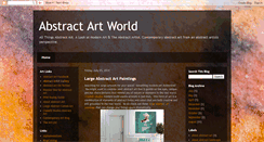 Desktop Screenshot of abstractartworld.blogspot.com