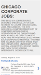 Mobile Screenshot of chicagocorporatejobs.blogspot.com