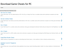 Tablet Screenshot of downloadgamecheats.blogspot.com