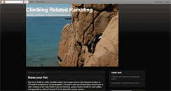 Desktop Screenshot of climbingrelatedrambling.blogspot.com