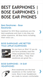 Mobile Screenshot of boseearphonesguide.blogspot.com