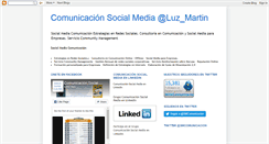 Desktop Screenshot of comunicacionsocialmedia.blogspot.com