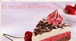 Desktop Screenshot of elmundodelpostre.blogspot.com