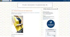 Desktop Screenshot of myhiddenwardrobe.blogspot.com