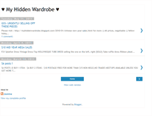 Tablet Screenshot of myhiddenwardrobe.blogspot.com