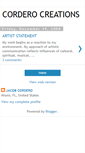Mobile Screenshot of corderocreations.blogspot.com
