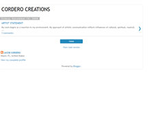 Tablet Screenshot of corderocreations.blogspot.com