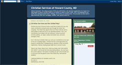 Desktop Screenshot of christianservicesofhowardcountymd.blogspot.com