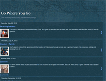 Tablet Screenshot of gowhereyougo.blogspot.com