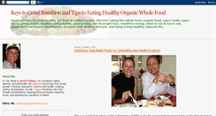 Desktop Screenshot of eatinghealthynutrition.blogspot.com