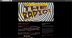 Desktop Screenshot of itcamefromtheradio.blogspot.com
