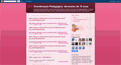 Desktop Screenshot of coordenapedagodevaneiosde10anos.blogspot.com