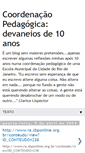 Mobile Screenshot of coordenapedagodevaneiosde10anos.blogspot.com