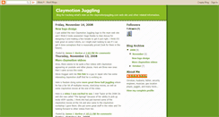 Desktop Screenshot of claymotionjuggling.blogspot.com