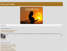 Tablet Screenshot of lucenelcuore.blogspot.com