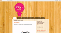 Desktop Screenshot of kookykidsshop.blogspot.com