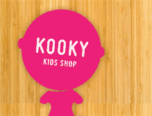 Tablet Screenshot of kookykidsshop.blogspot.com