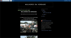 Desktop Screenshot of mulheresdaverdade.blogspot.com