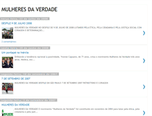 Tablet Screenshot of mulheresdaverdade.blogspot.com
