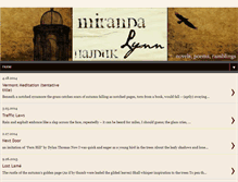 Tablet Screenshot of mirandahajduk.blogspot.com