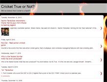 Tablet Screenshot of cricket-true-or-not.blogspot.com