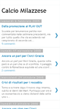 Mobile Screenshot of calciomilazzese.blogspot.com