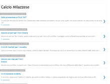 Tablet Screenshot of calciomilazzese.blogspot.com
