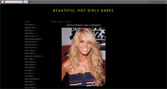 Desktop Screenshot of hot-girls-babes.blogspot.com