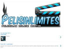 Tablet Screenshot of pelisinlimites2.blogspot.com