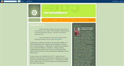 Desktop Screenshot of cancersmancer.blogspot.com