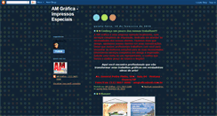 Desktop Screenshot of amgraficaimpressos.blogspot.com