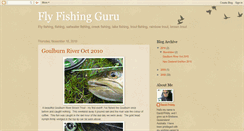 Desktop Screenshot of flyfishingguru.blogspot.com