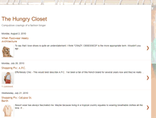 Tablet Screenshot of hungrycloset.blogspot.com